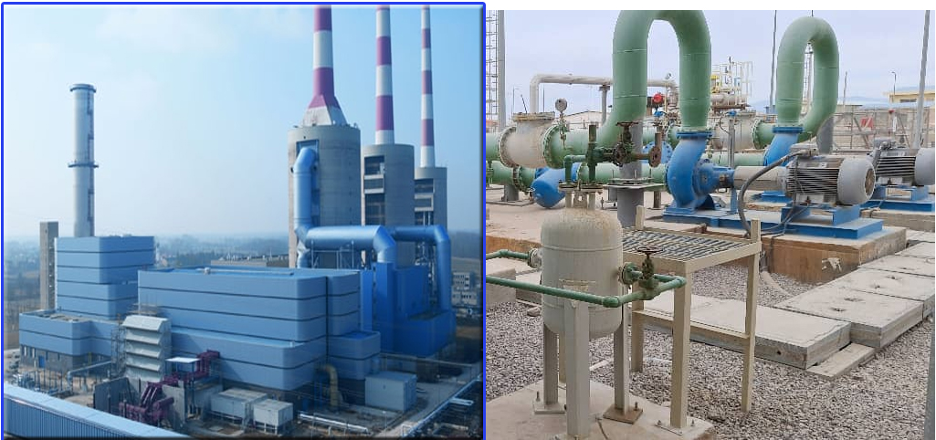 اصلاح مواد شیمیایی مصرفی در شبکه آب خنک کننده نیروگاه 320 مگاواتی